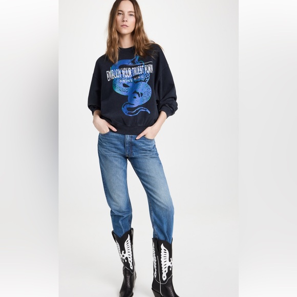 AUTHENTIC ANINE BING VIPER Sweatshirt Size M - Picture 3 of 12